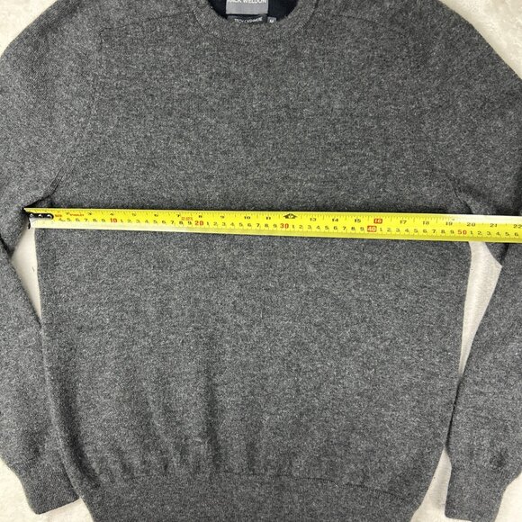 Mack Weldon Sweater Men’s Medium Gray Tech Cashmere Merino Wool Crew Neck - Picture 5 of 8